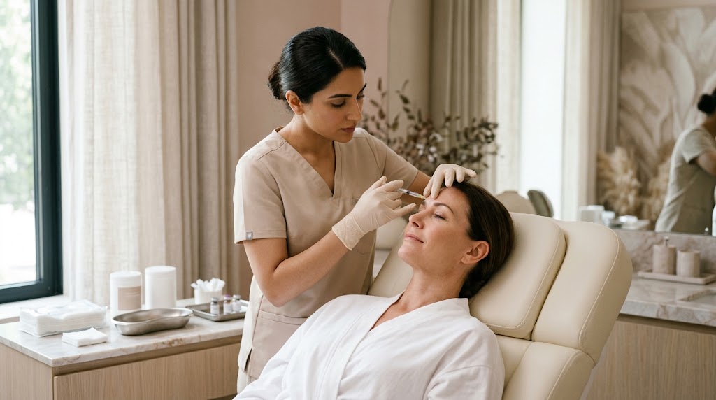 Botox treatment procedure at Skin Version Aesthetic Clinic