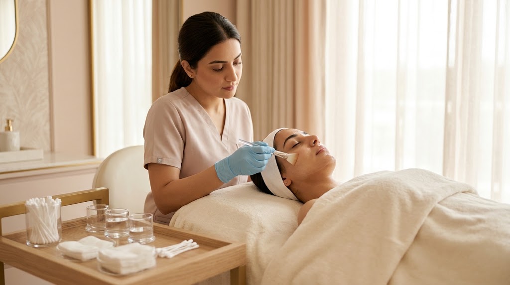 Chemical Peels Treatment treatment procedure at Skin Version Aesthetic Clinic