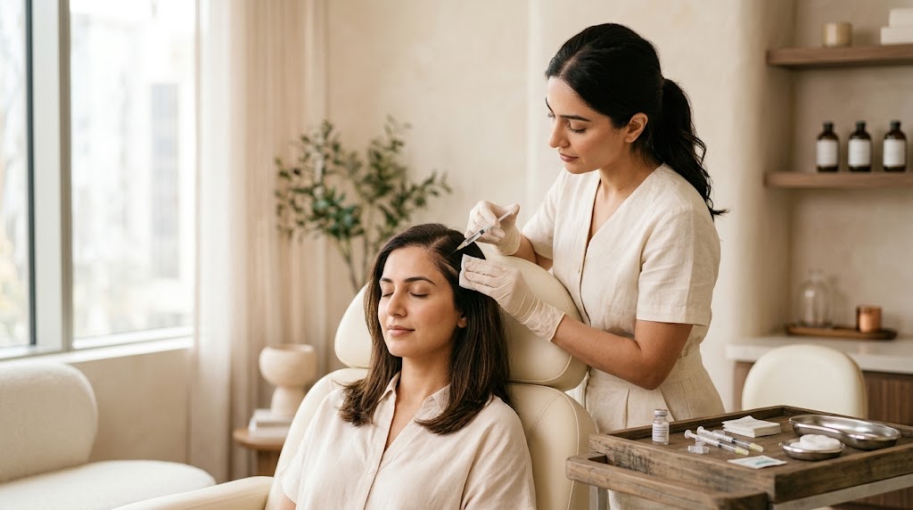 Hair Filler treatment procedure at Skin Version Aesthetic Clinic