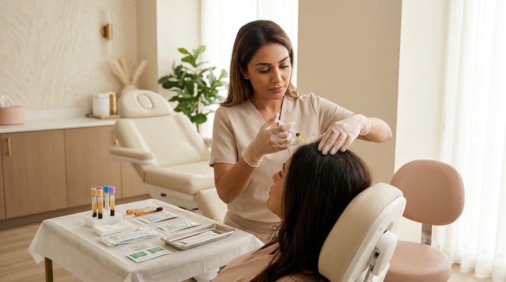 MCT PRP treatment procedure at Skin Version Aesthetic Clinic