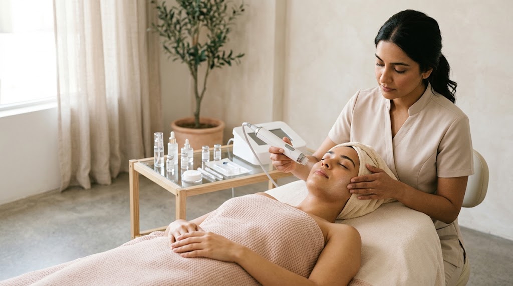 Meso Jet Facial treatment procedure at Skin Version Aesthetic Clinic