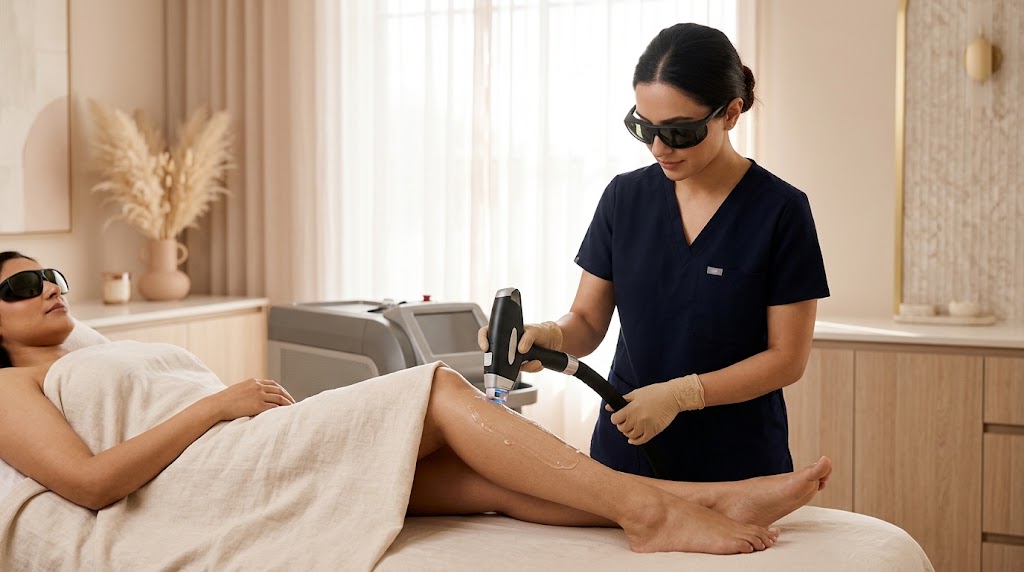 Soprano Titanium Laser treatment procedure at Skin Version Aesthetic Clinic