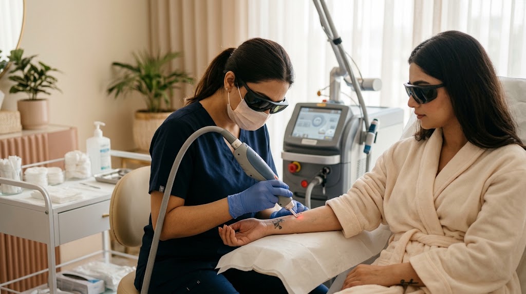 Tattoo Removal treatment procedure at Skin Version Aesthetic Clinic